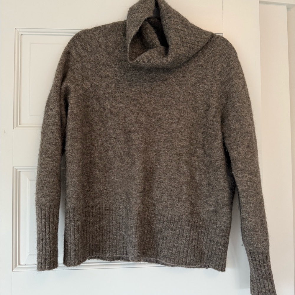 Babaton cowl turtleneck sweater